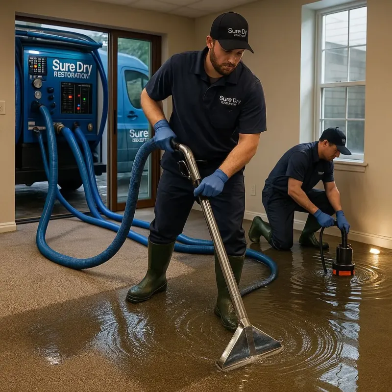 Water Extraction and Removal process in Titusville, PA